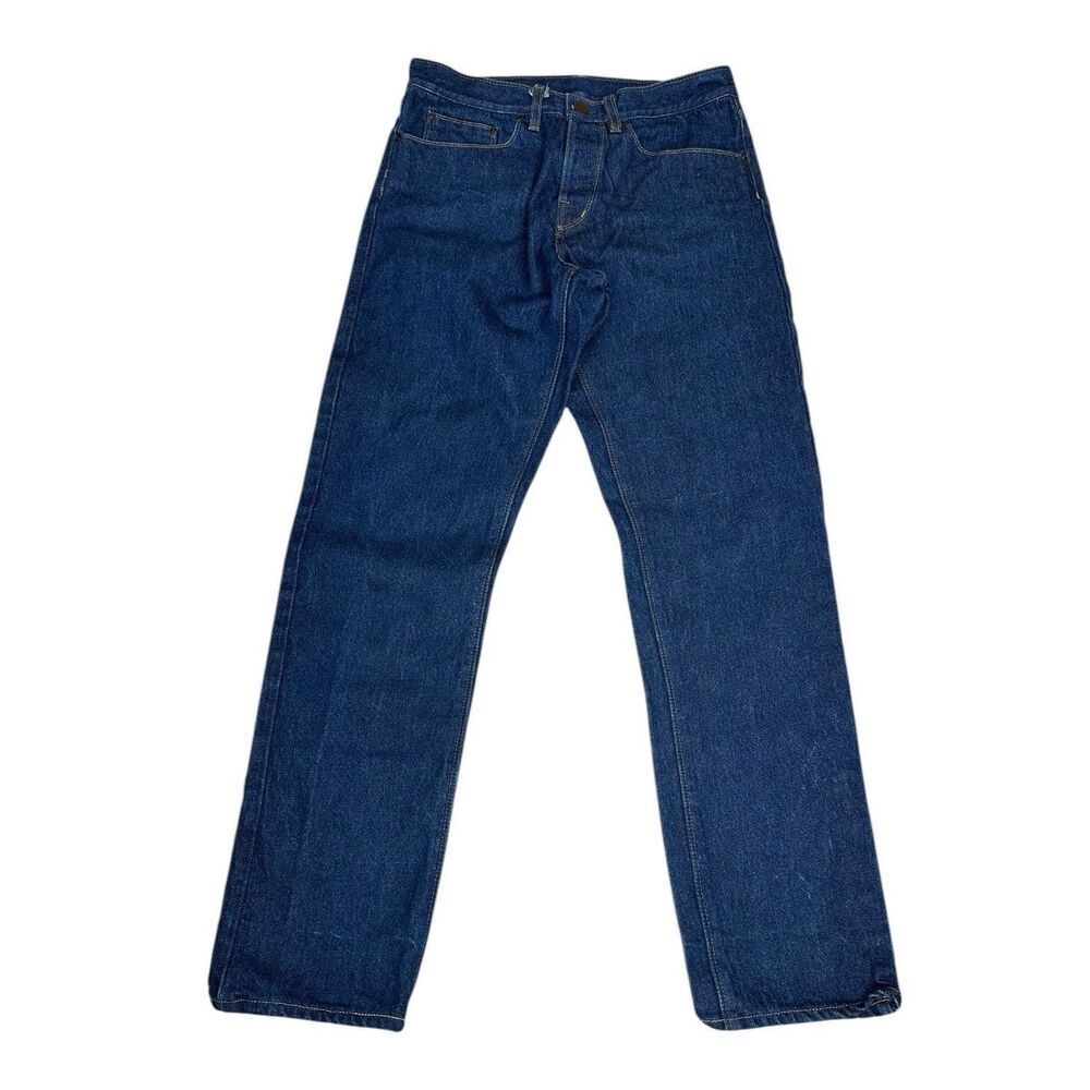 Shockoe Atelier Men’s Size 32x32 Indigo Denim Jeans Made in USA Button Fly